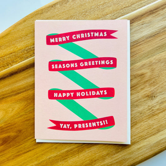 Christmas Yay Greeting Card