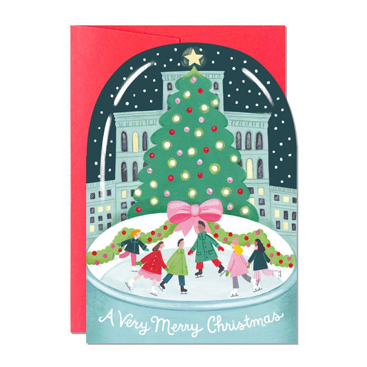 City Skating Snowglobe | Christmas Cards | Holiday Cards