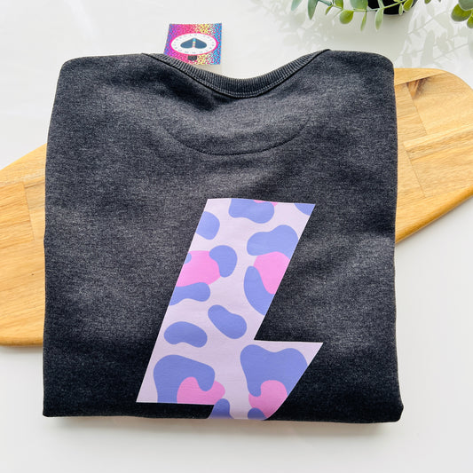 Patchwork Girls Club 'PWGC' Unisex Charcoal Marl Grey Sweatshirt
