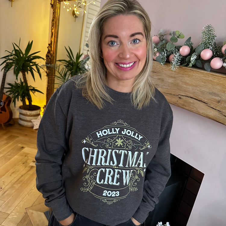 Made to Order - Holly Jolly Christmas Crew 2023 Sweatshirt