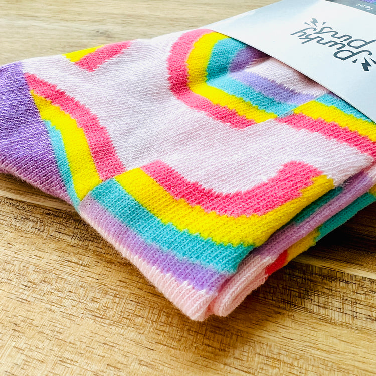 Punky Pins Rainbow Socks