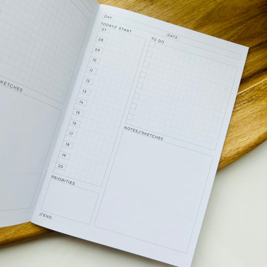Lilac Bristol Slimline Monthly Planner