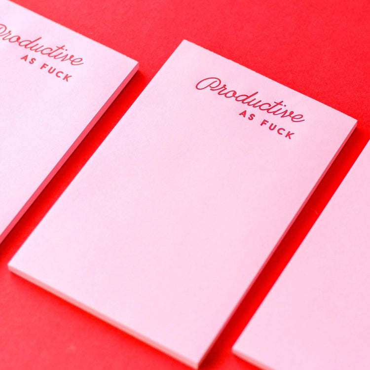 Productive Pink AF Notepad