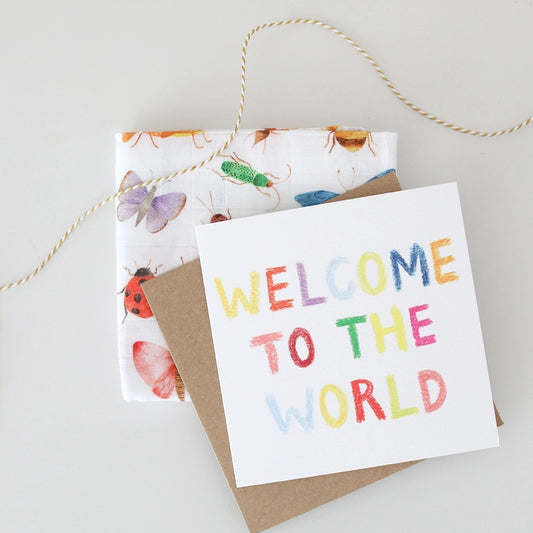 Welcome to the World Greeting Card