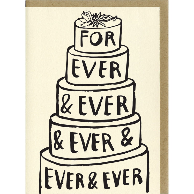 Forever and Ever Wedding Card