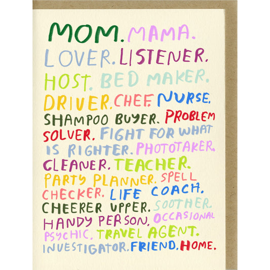 Mom You're All That Card from People I've Loved