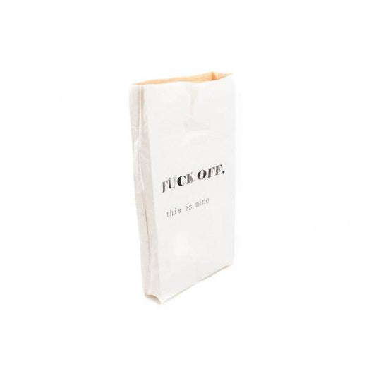 HV Extra Large Paper Storage Bag Fuck Off - 40x10x83cm