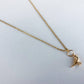Gold Plated Bird Layering Pendant Necklace