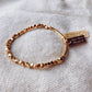 Gold Hepburn Single Layering Bracelet - 3mm Shiny Nugget