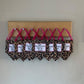 Little L Sews Leopard and Pink Patchwork Girls Wall Hanging Banner