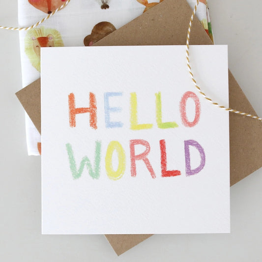 Hello World Greeting Card