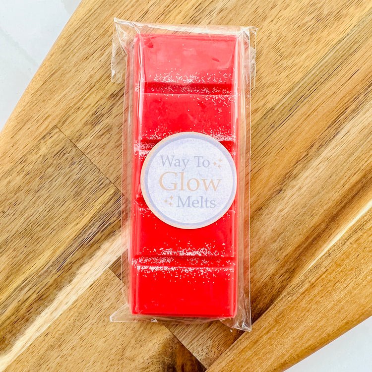 Candy Cane Soy Wax Snap Bar