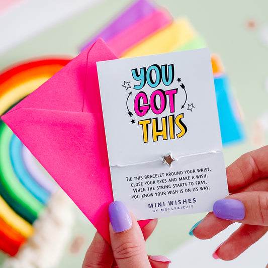 Molly & Izzy You Got This Mini Wish Bracelet