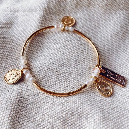 Hepburn Coin Layering Bracelet