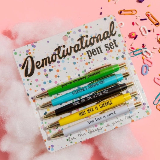 Demotivational Pen Set