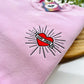 Pink Girl Power Unisex Embroidered Sweatshirt