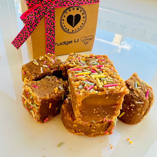 Patchwork X Fudge U Love Handmade Devon Vanilla Sprinkle Fudge