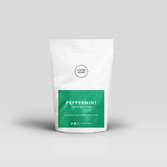 Coffee Scrub Co Mini Peppermint Body Scrub Pouch - 50g