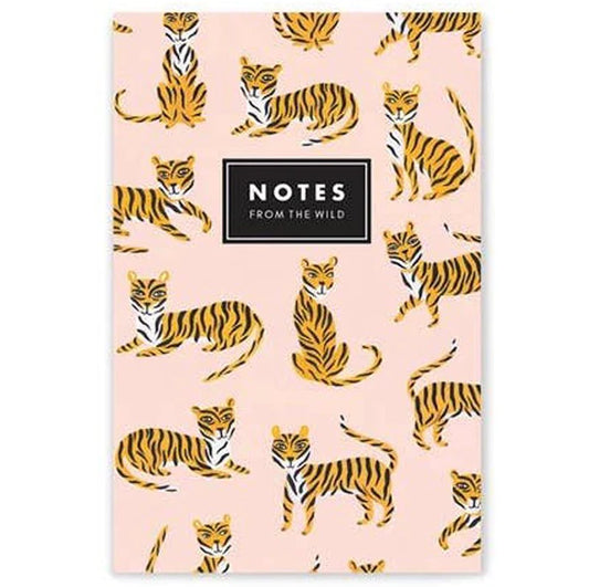 Notes From The Wild Mini Notepad - Tigers
