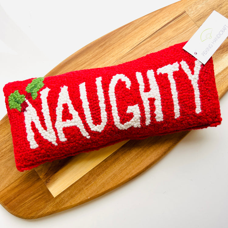 Naughty Christmas Hook cushion