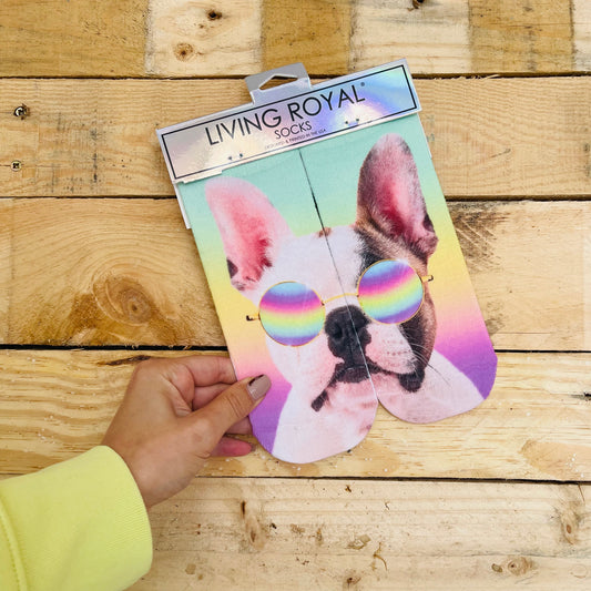 Living Royal Tie Dye Frenchie Ankle Socks