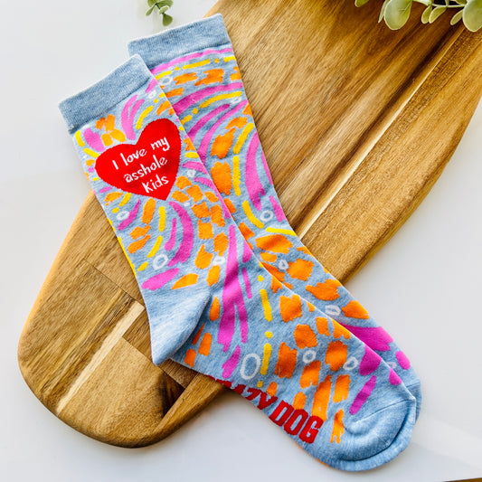 I Love My Asshole Kids Women’s Socks