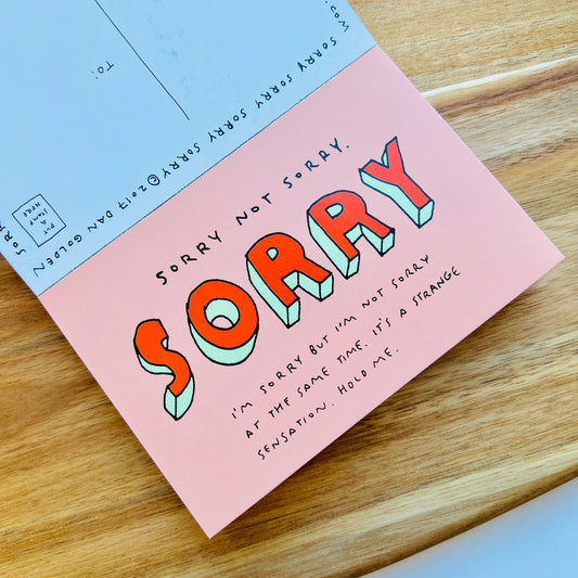 I'm Sorry I Farted Postcard Book