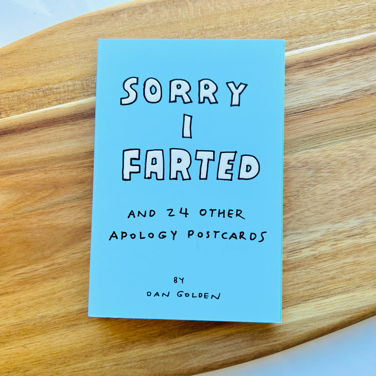 I'm Sorry I Farted Postcard Book