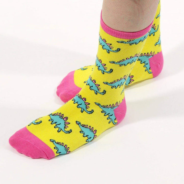 Punky Pins Stegosaurus Socks