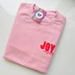 Pocket Joy AF Embroidered Unisex Adult Sweatshirt - Baby Pink