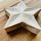 Whitewashed Standing Star Small