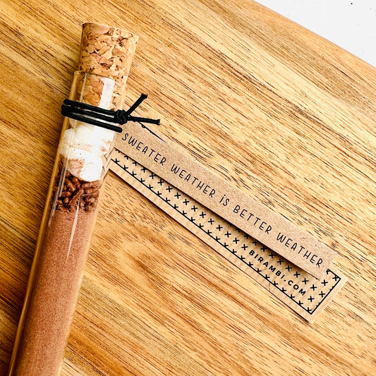 Birambi Hot Chocolate Message in a Bottle