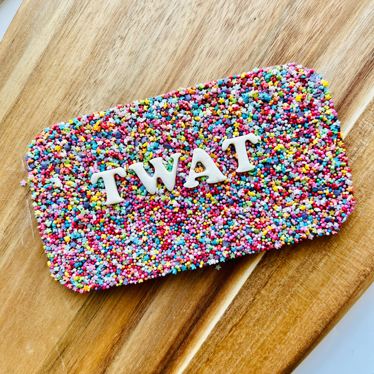 Twat - Say it with Sprinkles and Chocolate Choco Loco 140g Bar