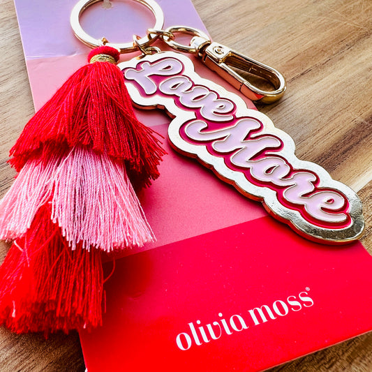 Love More Olivia Moss Brightside Keyring