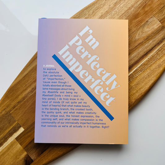 Knock Knock I'm Perfectly Imperfect Inner-Truth Journal (Ombre Edition)