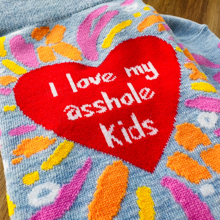 I Love My Asshole Kids Women’s Socks