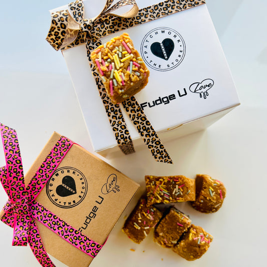 Patchwork X Fudge U Love Handmade Devon Vanilla Sprinkle Fudge