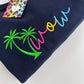 Unisex Adults "Wilby's Wow" Neon Embroidered Unisex Organic Sweatshirt
