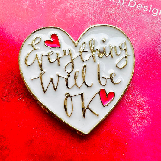 Shine Bright / Everything Will Be Ok Enamel Pin Set