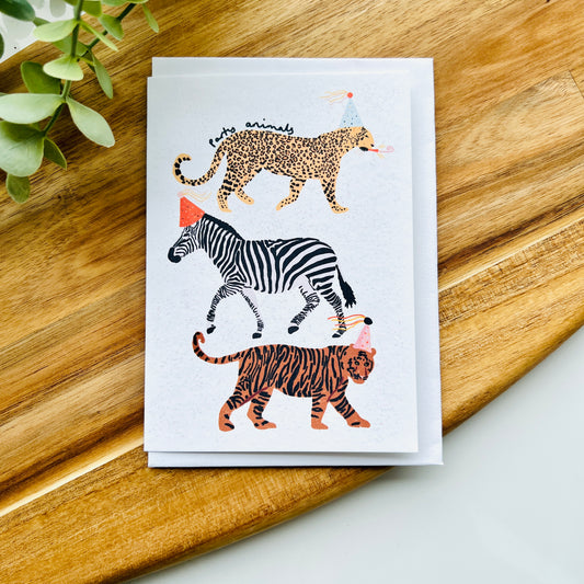 Party Animals Birthday Card | Greeting Card