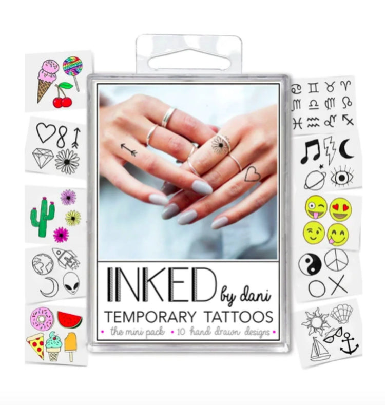 INKED by Dani | The Mini Pack | Temporary Tattoo Pack