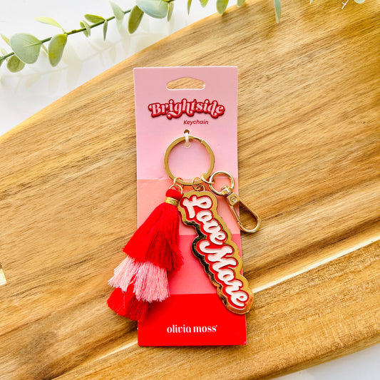 Love More Olivia Moss Brightside Keyring