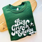 Big Grinch Energy Unisex Holiday Sweatshirt