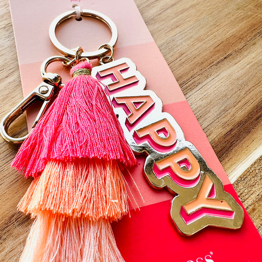 Happy Olivia Moss Brightside Keyring