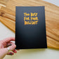 Bomb Designs “Too Busy For Your Bullshit” Gold Foil Notepad